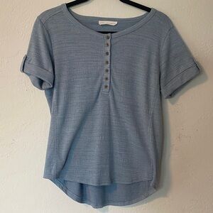 Jane + Delaney Casual Henley Women's Top